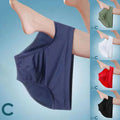 Mens Sexy Low-rise Ice Silk Panties Knickers Bikini Underwear