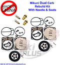 Dual Seadoo Mikuni Super Bni Sbni Carb Carburetor Rebuild Kit 947 951