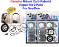 2 Pack Genuine Mikuni Sbn Super Bn Carb Carburetor Rebuild Repair Kit