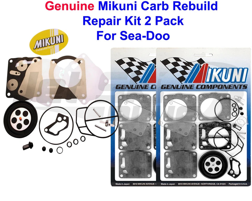 2 Pack Genuine Mikuni Sbn Super Bn Carb Carburetor Rebuild Repair Kit