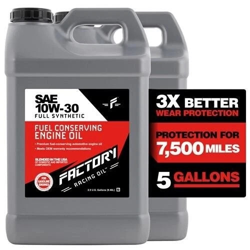 Factory Racing Oil Sae 10W-30 Full Synthetic Auto Eng Oil Api Sp