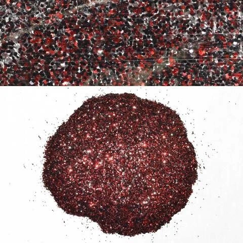 Boat Auto Motorcycle Truck Metal Glitter Flake 45739 | Moon Red (8oz)