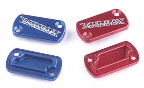 Works Billet Front Brake Cover Blue For Yamaha Wr426f & Yz125