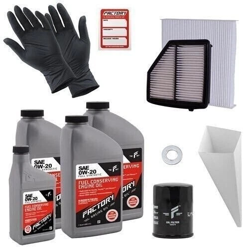Factory Racing Parts 0w20 3.5qt Oil Change Kit For Honda Hr-v 1.8l