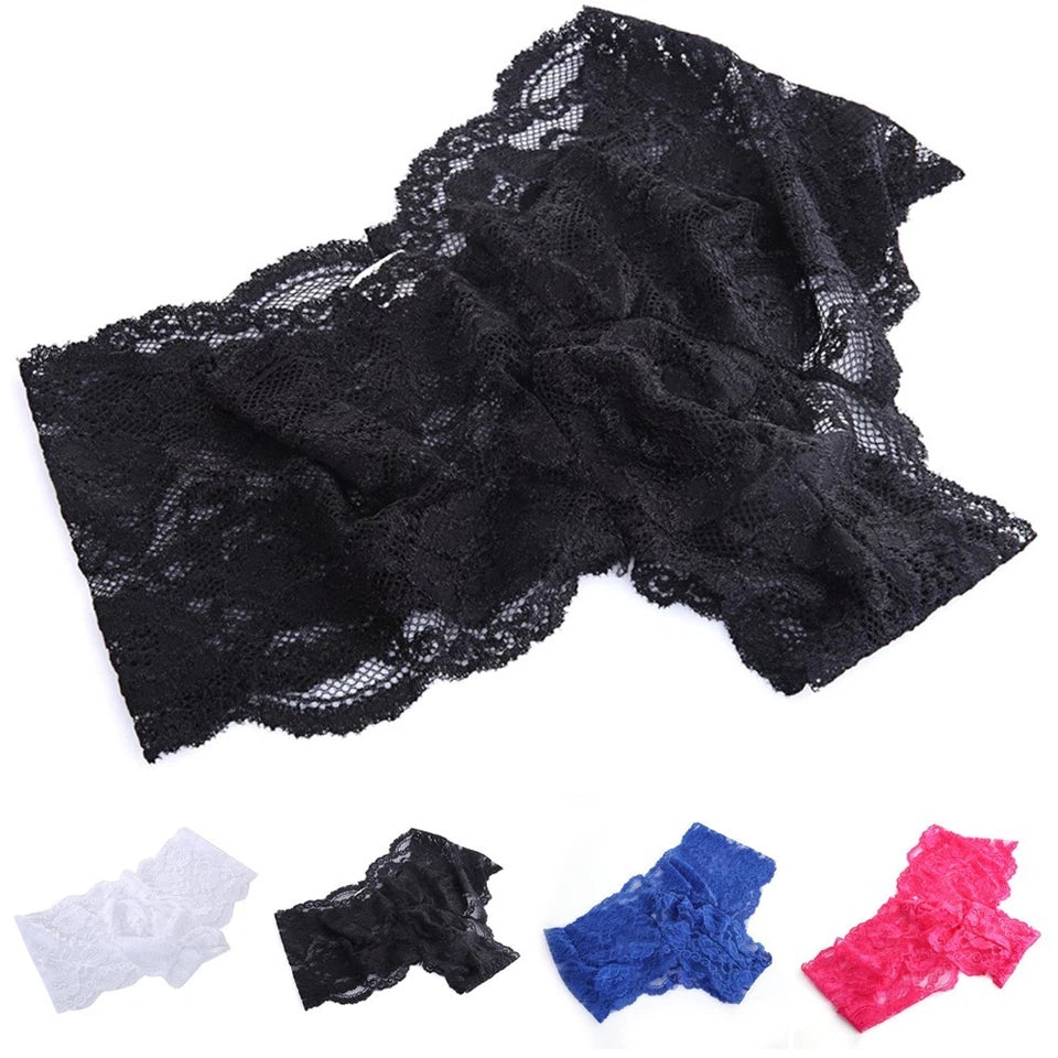 Mens Sexy Sissy Pouch Panties For Lingerie Lace Floral Bikini Thong