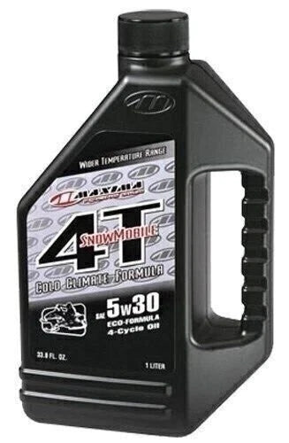 New Maxima 4t Cold Climate Snowmobile Oil 5w30 4 Cycle Eng 1 Liter