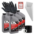Factory Racing Parts 10W-40 5 Quart Oil Change Kit For Honda Cbr900rr