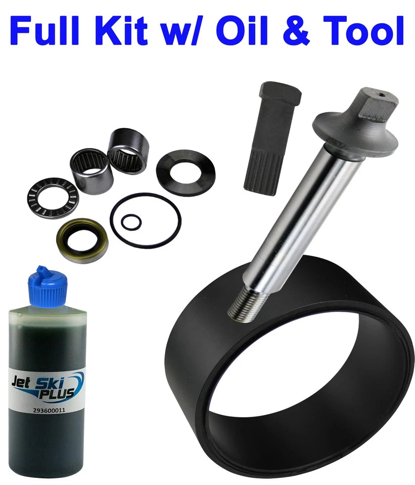 Seadoo Jet Pump Rebuild Kit Wear Ring Shaft Oil & Tool 02-05 Gti, Le
