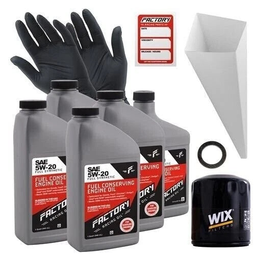 Factory Racing Parts 5w20 4.5qt Oil Change Kit For Mazda 3, 3 Sport,