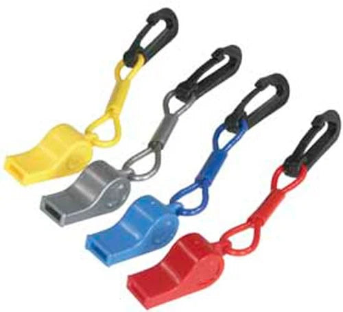 Atlantis Whistle With Clip Black A2700c For Watercraft Safety
