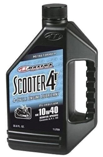 New Maxima Racing 4t Scooter 10w40 Oil 4 Cycle Eng 1 Liter 11901