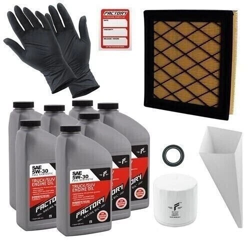 Factory Racing Parts 5w30 7qt Oil Change Kit For Ford F450 F550 Super
