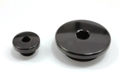 Works Engine Plugs Black For Yamaha Yz250fx, Yz450fx, Raptor 700 R