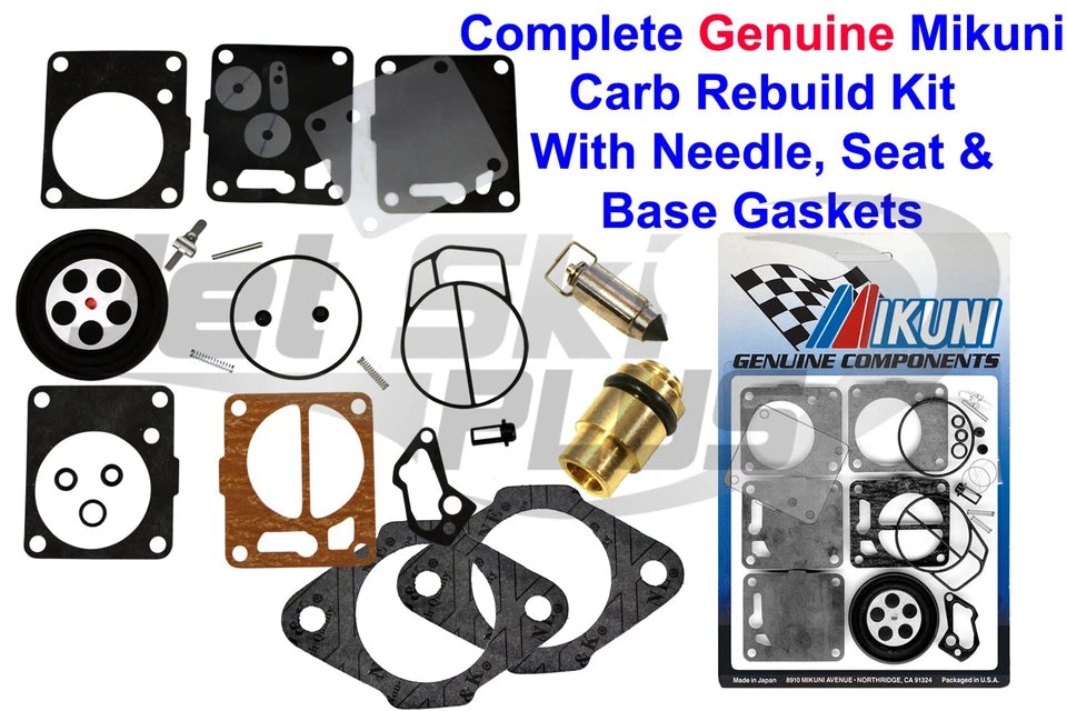 Yamaha Genuine Mikuni Carb Kit-needle/sea<wbr/>t-base Gasket Wave