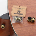 New Guitar Strap Locks Buttons Locks Pins Mushrooms Heads Secure Screw