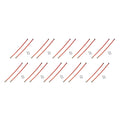 (10) Pairs Of 36" Universal Snow Plow Blade Marker Guide Kits