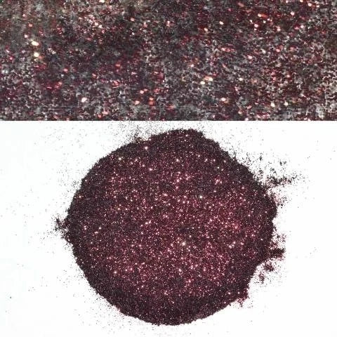 Boat Auto Motorcycle Truck Metal Glitter Flake 2376 | Mocha Berry (8