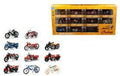 Newray Die Cast Model Indian Motorcycle Set Window Display,11 Styles,