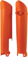 Acerbis Fork Guard Orange For Ktm 350 Exc-f 2011-2014 & 500 Xcf-w