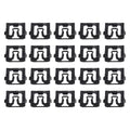 Windshield Rear Glass Molding Trim Clips For Ford 6493 C5zz6543413b