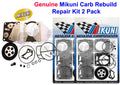 2 Pack Genuine Mikuni Carb Carburetor Rebuild Kit Yamaha Xl700 Xl760