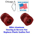 Two Seadoo Steering & Reverse Cable Lock Nut Billet Gtx Rxp Rxt Gsx