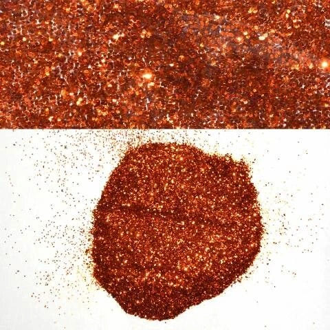 Boat Auto Motorcycle Truck Metal Glitter Flake | Orange (8oz)