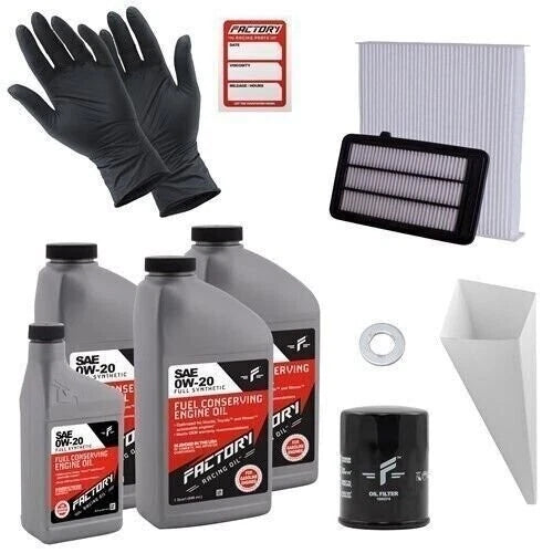 Factory Racing Parts 0w20 3.5qt Oil Change Kit For Honda Civic/cr-v