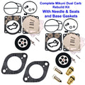 Dual Seadoo 947 951 Mikuni Carburetor Rebuild Kit-base Gaskets,