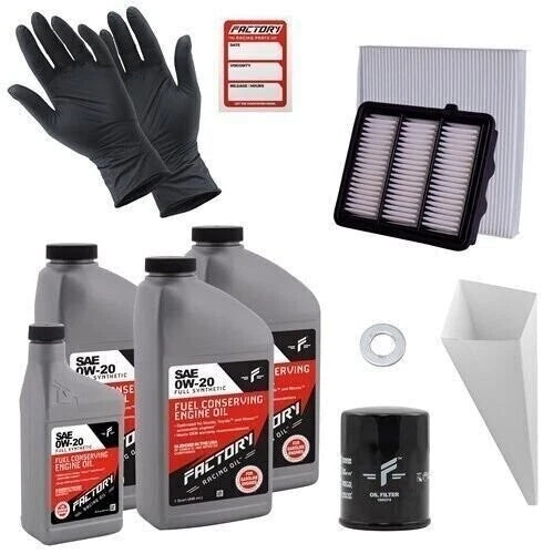 Factory Racing Parts 0w20 3.5qt Oil Change Kit For Honda Accord Turbo